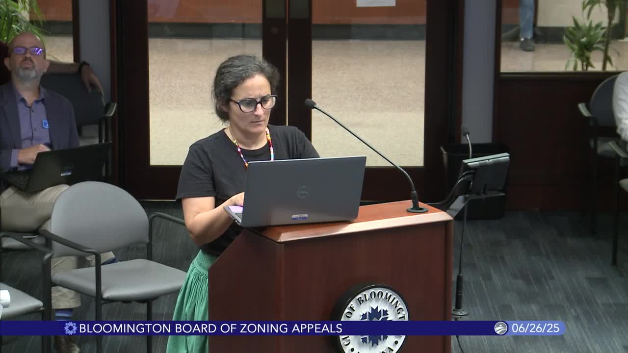 Bloomington Board of Zoning Appeals Reviews Multiple Petitions for Variance Approvals