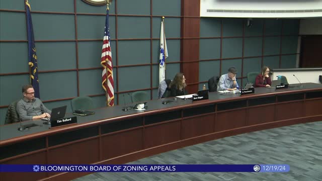Bloomington Board Approves Variance for Driveway Access on Lindbergh Drive