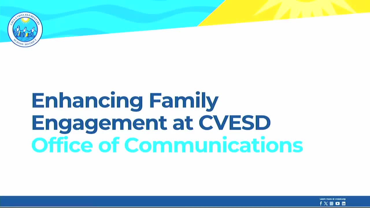 CVESD launches expanded family‑engagement plan and parent‑ambassador program