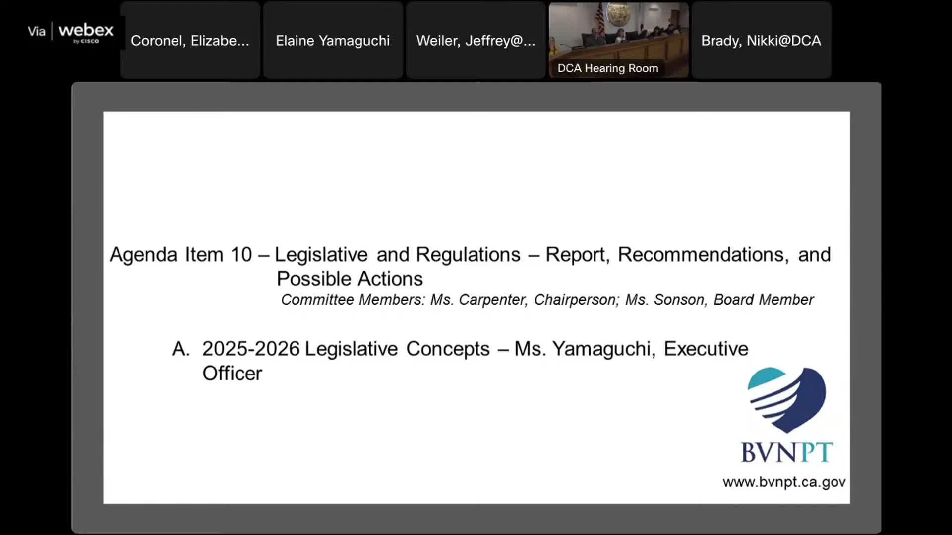 BVNPT reviews broad regulatory agenda; public and stakeholders push back on proposal to restrict who may teach theory for psychiatric technician programs