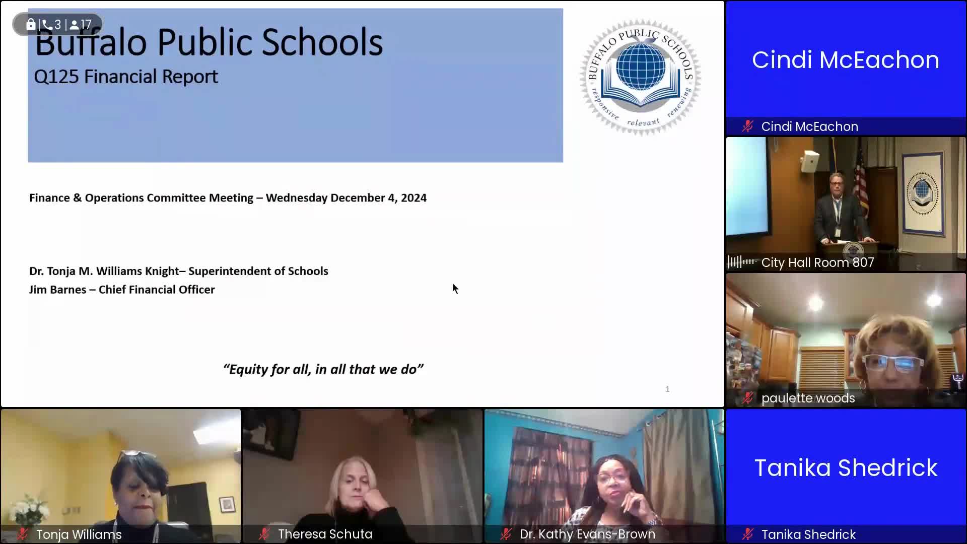 Buffalo Schools report on $83M deficit while advancing commissary and capital projects
