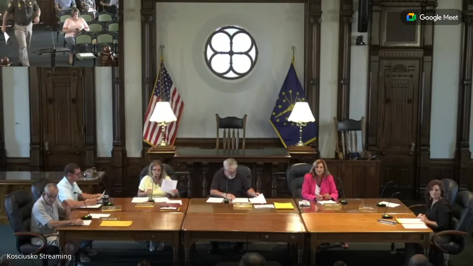 Kosciusko County approves sheriff budget transfers, insurance appropriation and adopts new commissary reporting