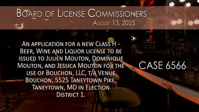 Board grants class H license to Venue Bucan; approval conditioned on outstanding permits