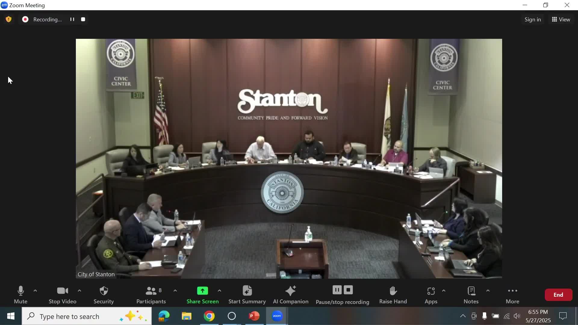 Stanton council reviews FY 2025-26 budget; approves several decision packages, holds others for follow-up