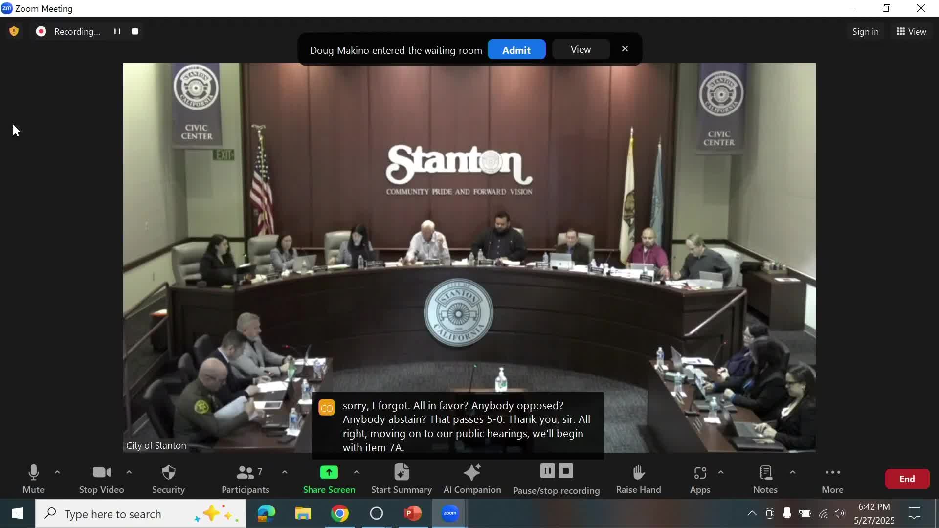 Council accepts city abatement costs, places lien on 11821 Santa Rosalia after court-ordered cleanup