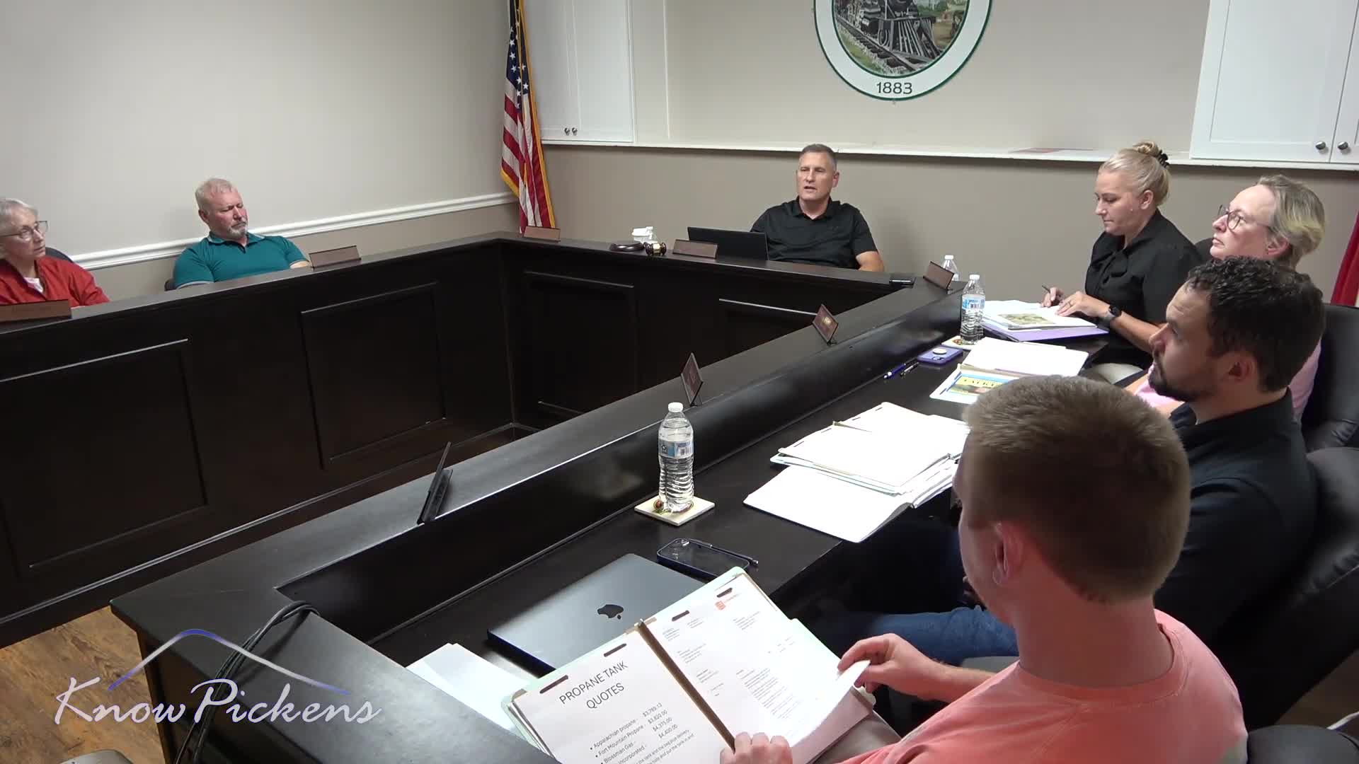 Council approves $1,200 for property survey to relocate town dumpsters behind town hall