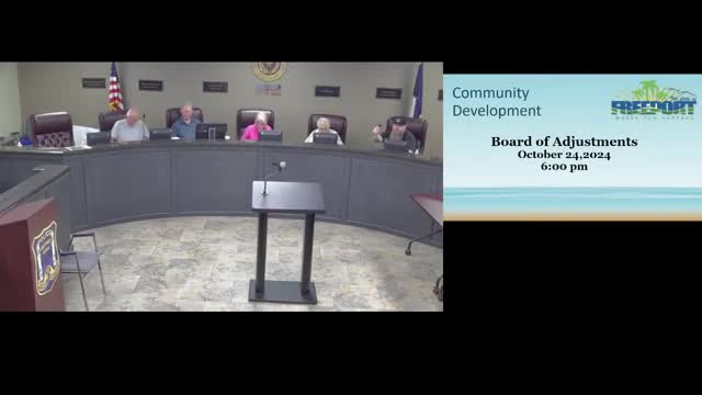 Freeport Board of Adjustments approves demolition updates and schedules December meeting