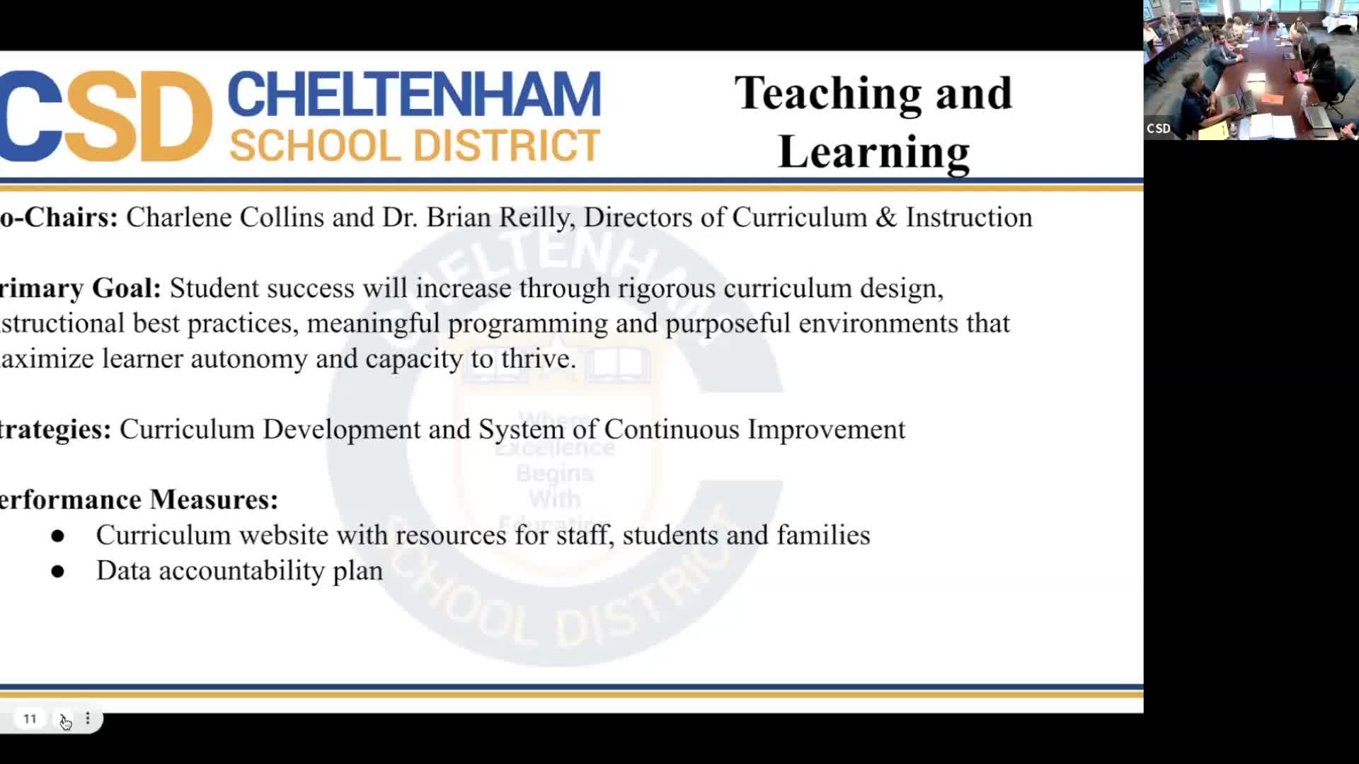 Cheltenham SD reports curriculum work: HQIM adoption, kindergarten math change and new screeners
