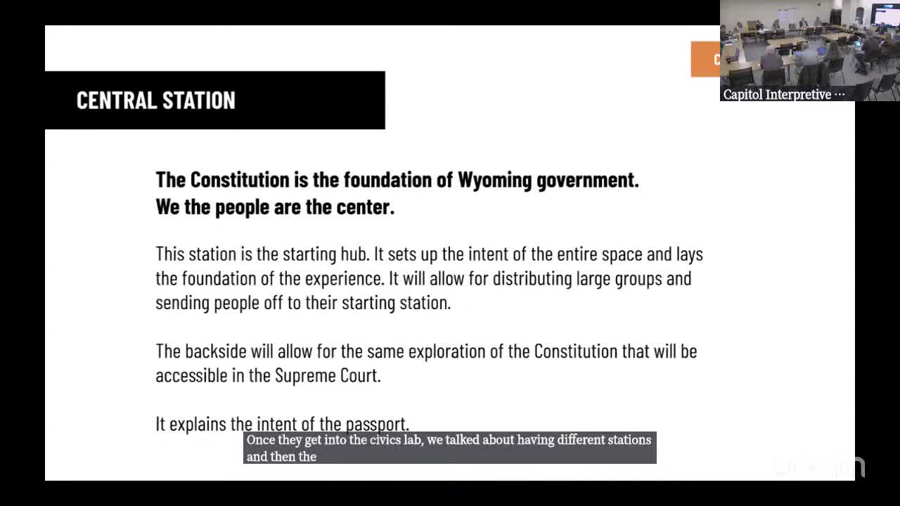 Central Station Exhibit to Educate Citizens on Legislative and Government Roles