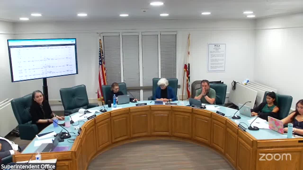 District reports disparity in ninth‑grade math placement and highlights AP, a‑g and graduation trends; trustees ask staff to explore summer math support