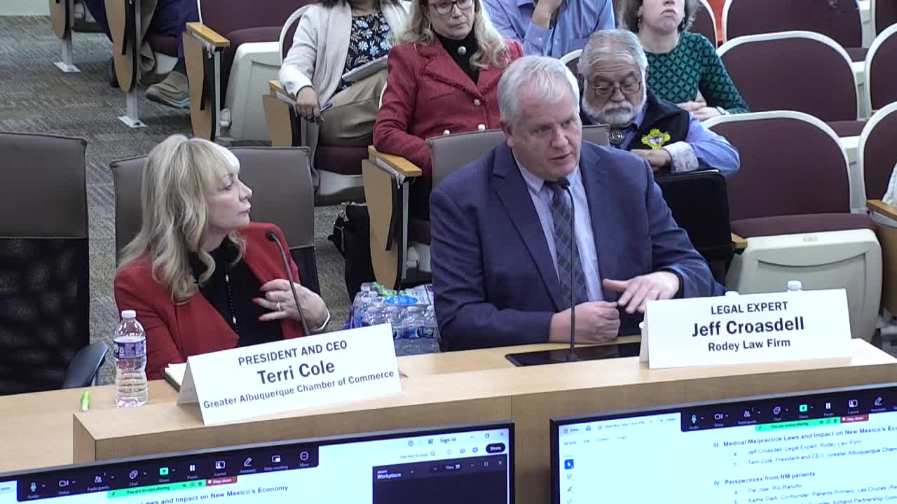 Senators Address New Mexico's Healthcare Access Crisis and Medical Malpractice Reform