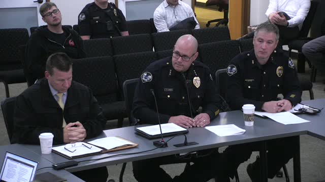 Police Chief Discusses Budget Challenges and Staffing Needs at Council Meeting