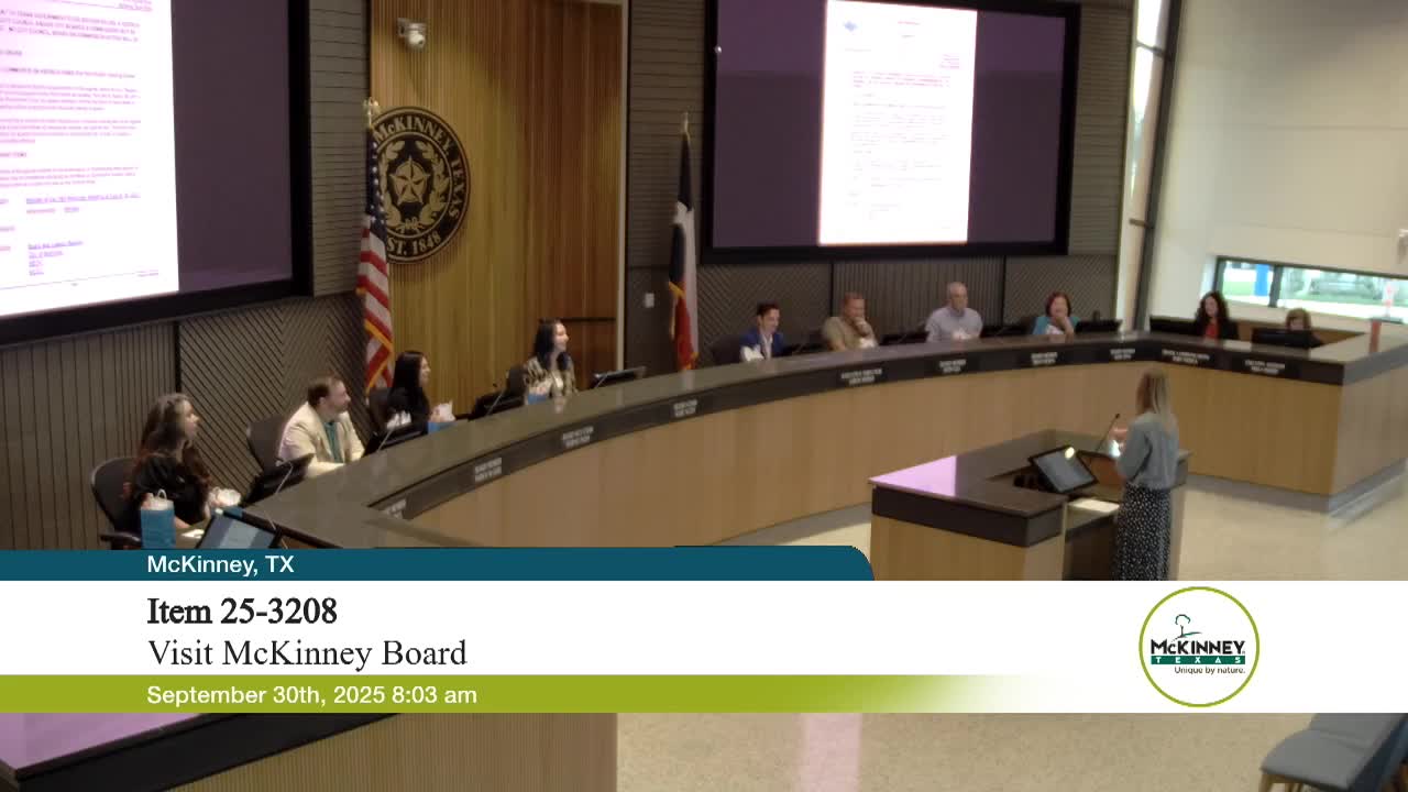 McKinney City Council Adopts Fiscal Year 26 Budget and Updates Major Development Projects