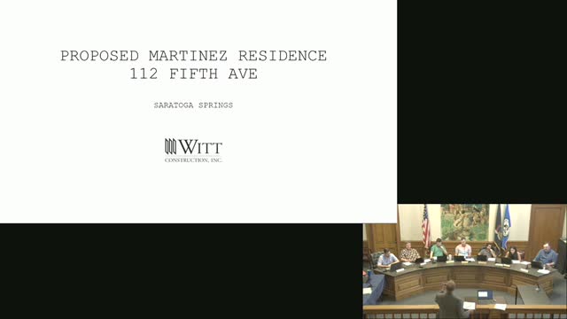 Owners of 112 Fifth Avenue seek variances for new home; board urges design edits and pervious surfaces
