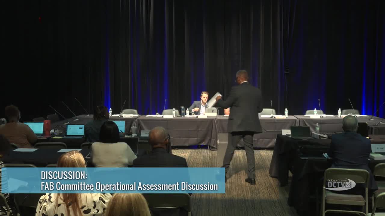 County CEO outlines operational-assessment rollout; committee flags LSBE for deeper review