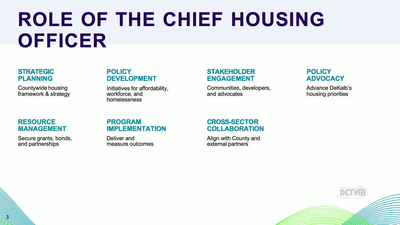 DeKalb County Unveils Comprehensive Housing Strategy to Address Ongoing Crisis