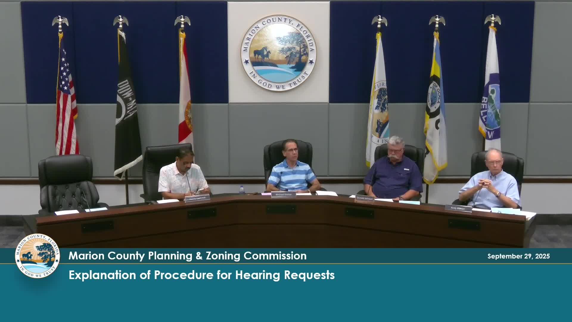 Votes at a glance: Marion County Planning & Zoning Commission, Oct. 9, 2025