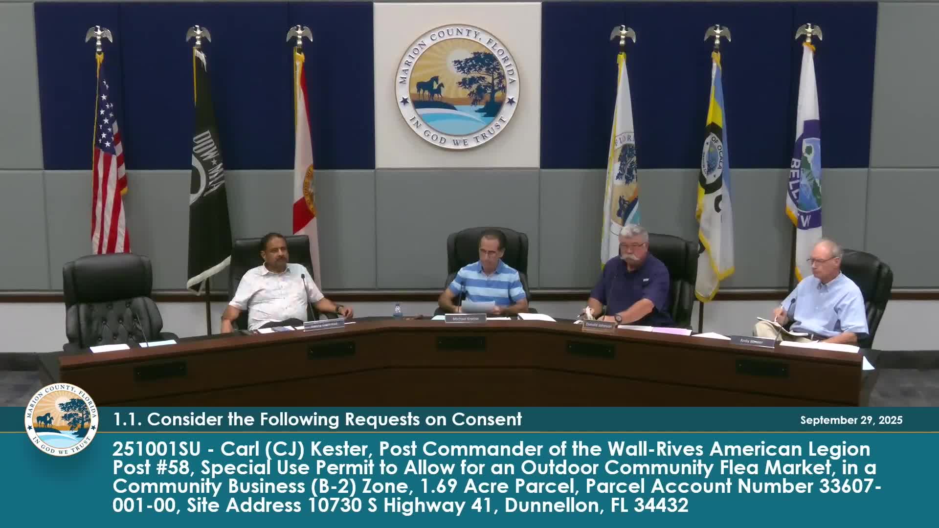Marion County Growth Services Reviews 4,500 Square Foot Storage Warehouse Proposal