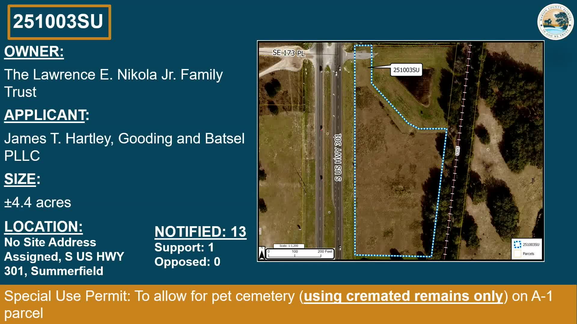 13 Property Owners Review Cemetery Project Proposal Near Summerfield
