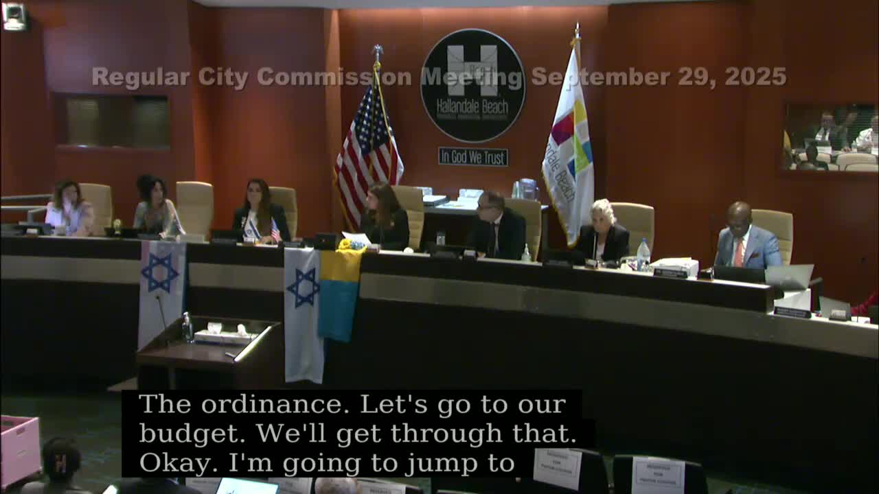 Hallandale Beach commission approves millage, budget and multiple ordinances in unanimous votes