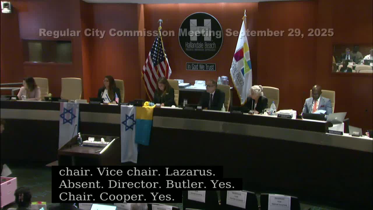 Hallandale Beach Commission Discusses Flooding Solutions and Infrastructure Upgrades