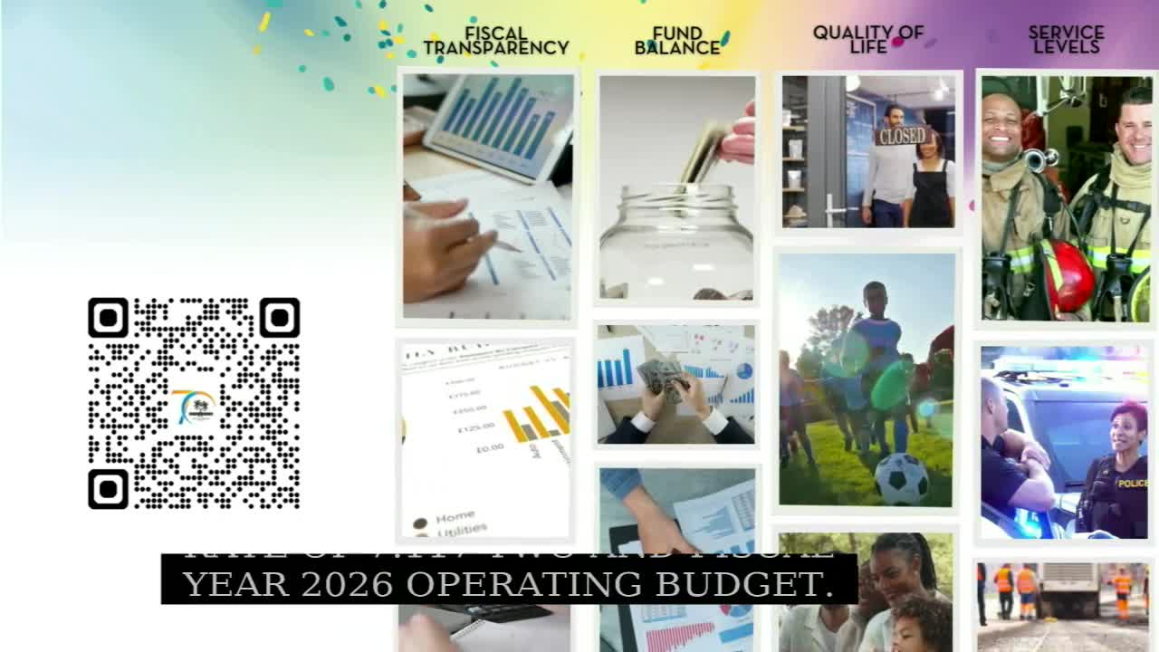 City Manager Presents $458M Fiscal Year 2026 Budget Focused on Community Investment