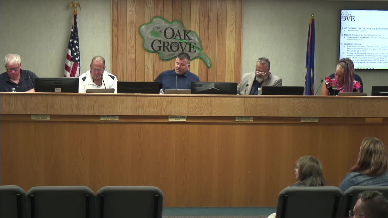 Oak Grove council flags interim-use permits for review after residents, commissioners raise concerns