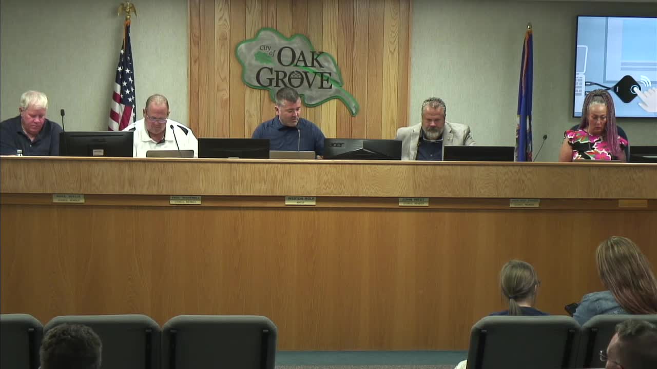 Oak Grove City Council Approves 4.95 Levy Increase and School District Collaboration