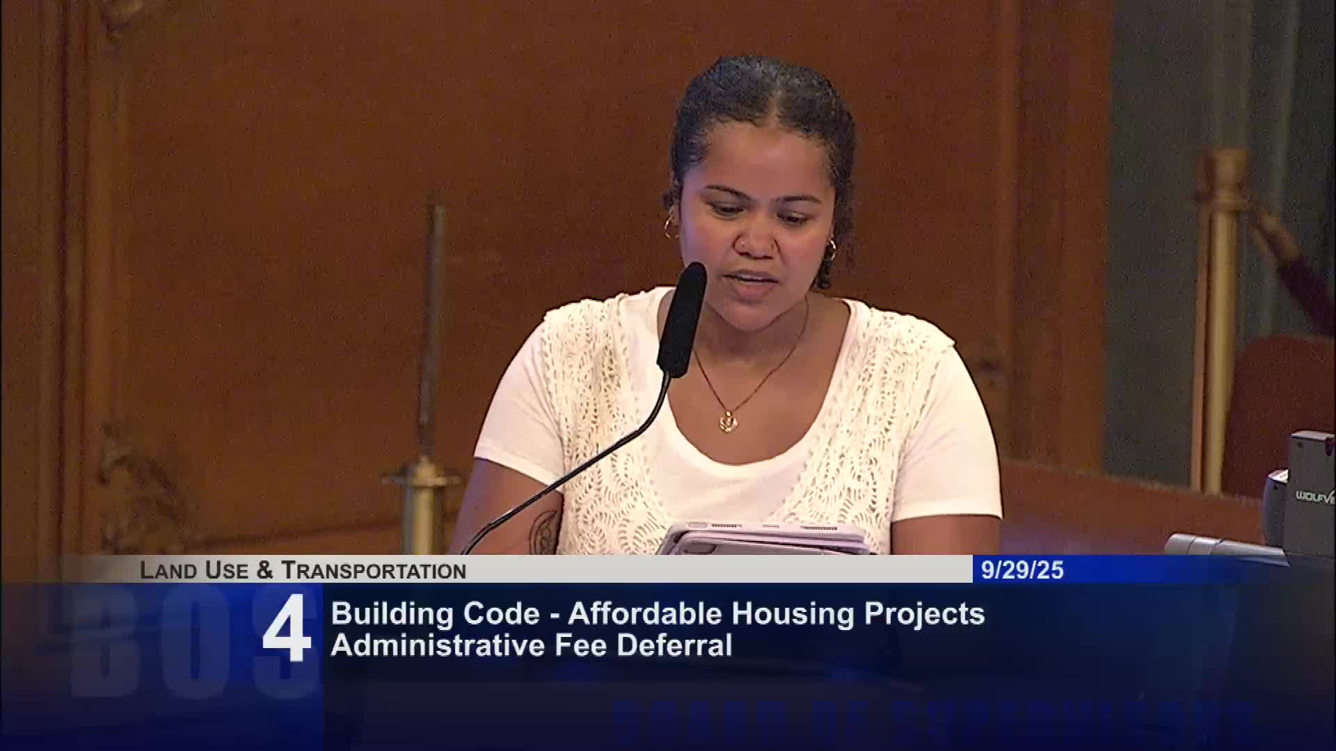 Committee endorses deferring development impact fees to occupancy in line with state law