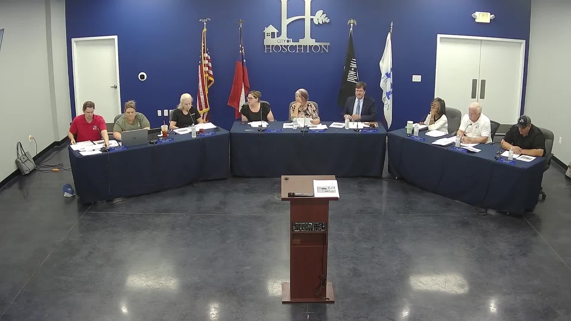 Public hearing opened on McDonaldorp. request for two additional wall signs at Twin Lakes site