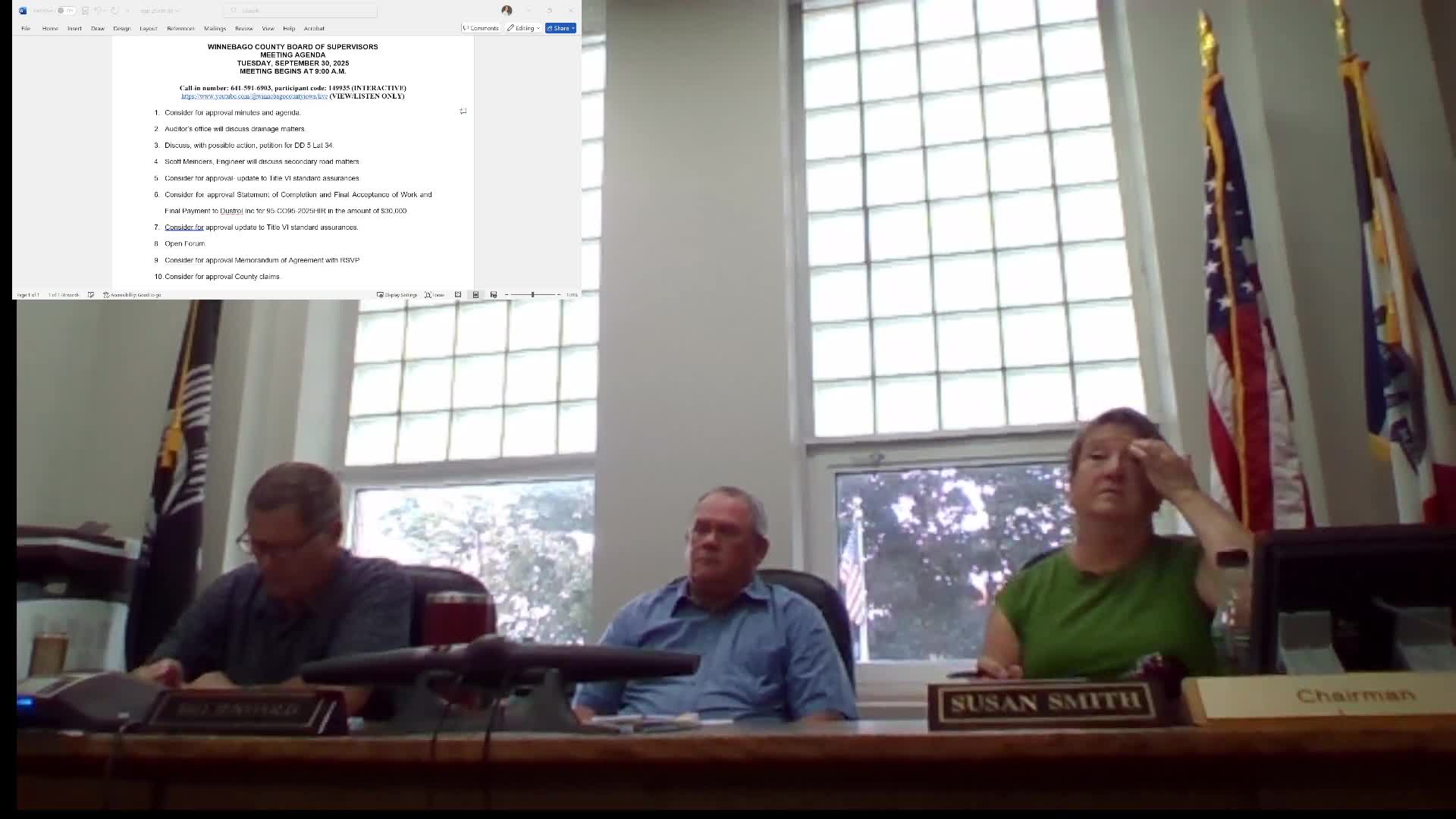District Officials Discuss Drainage Issues and Tree Management in Forest Township