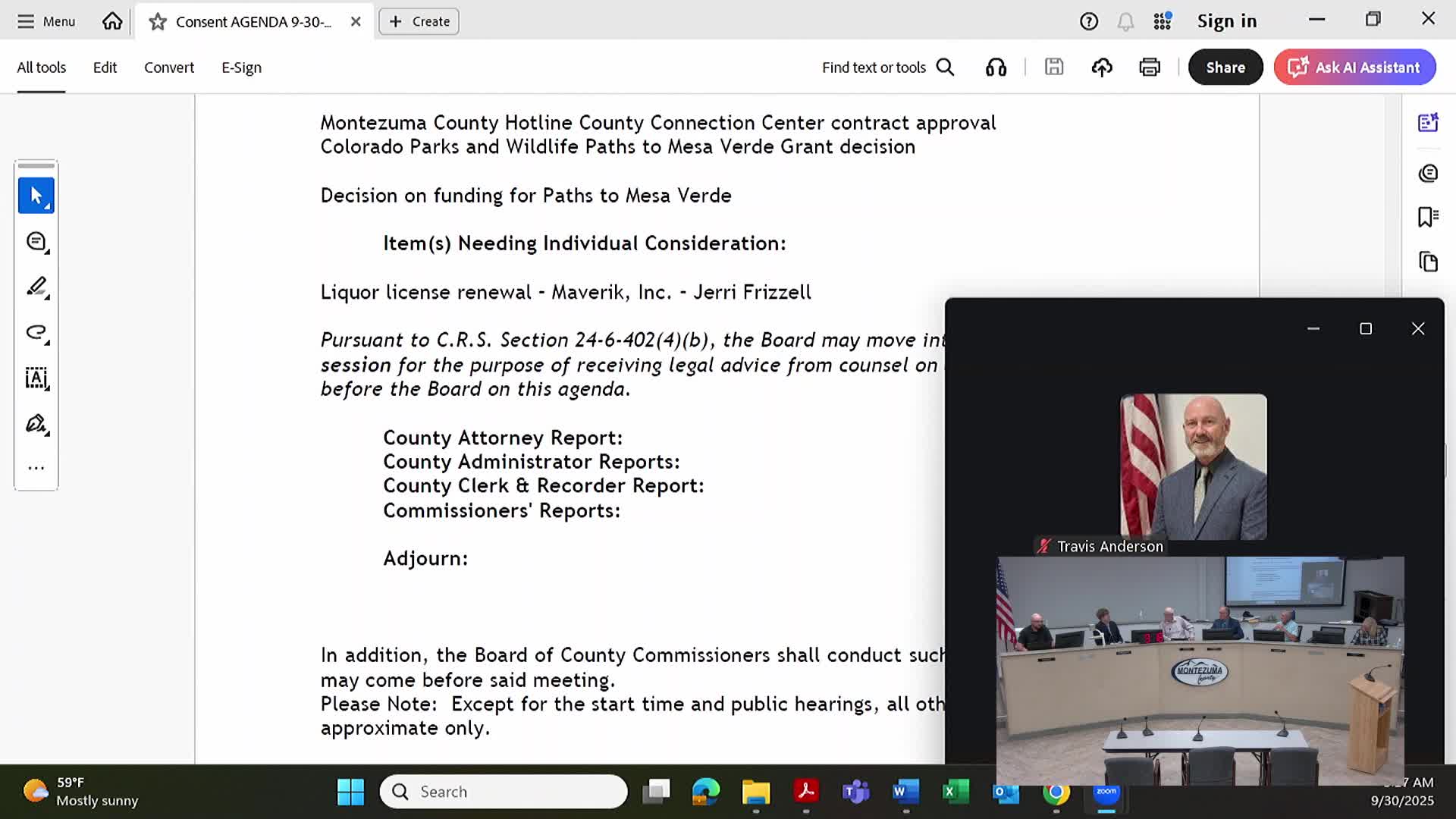 Dolores Budget Meeting Highlights Infrastructure Priorities and Law Enforcement Concerns