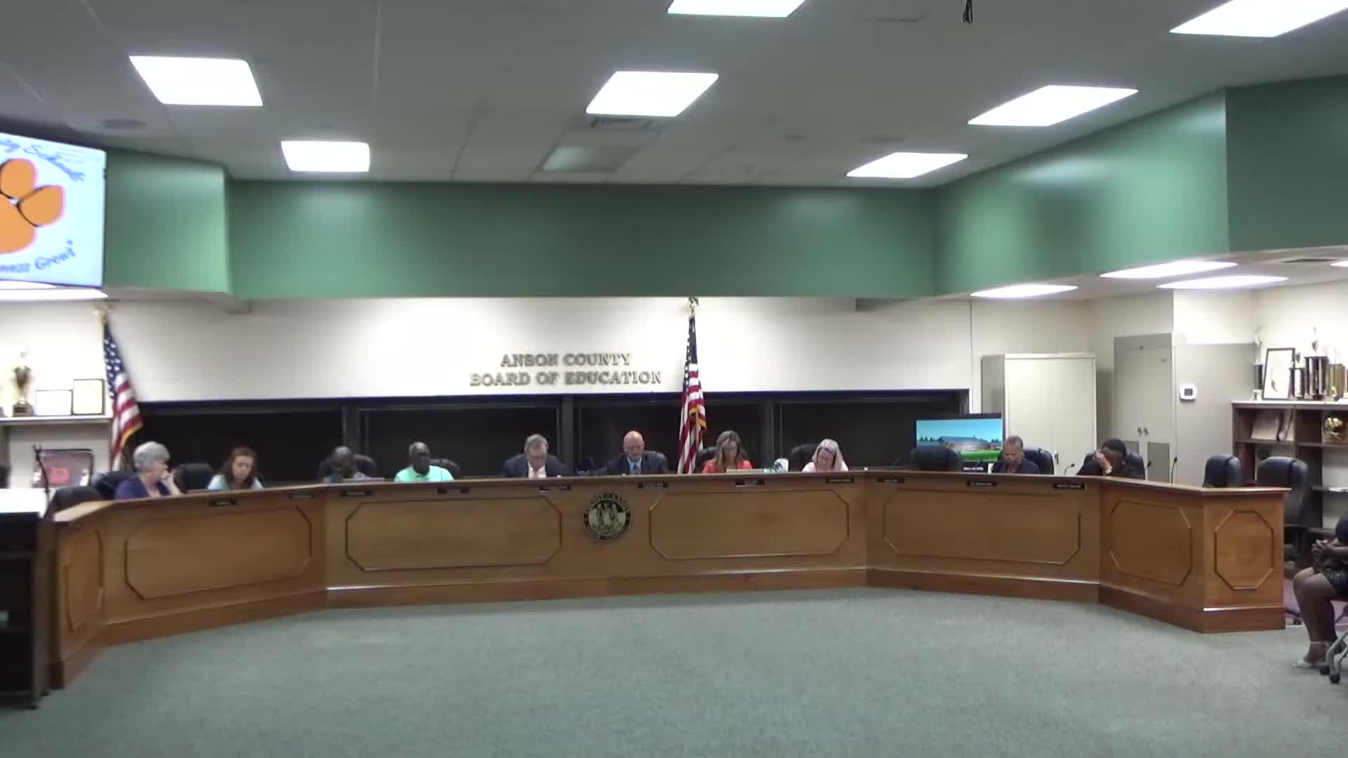 School Board Approves Consent Items and Announces State of Education Meeting