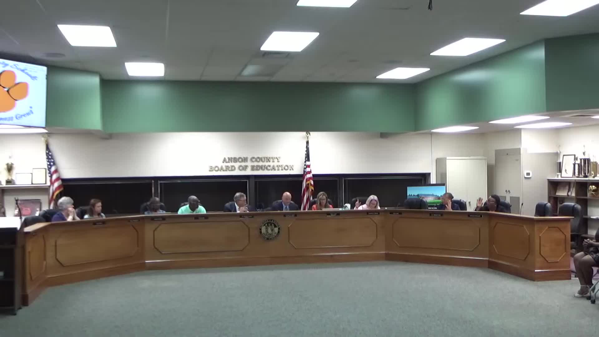 Anson County Board of Education Names Voting Members for November Delegate Convention