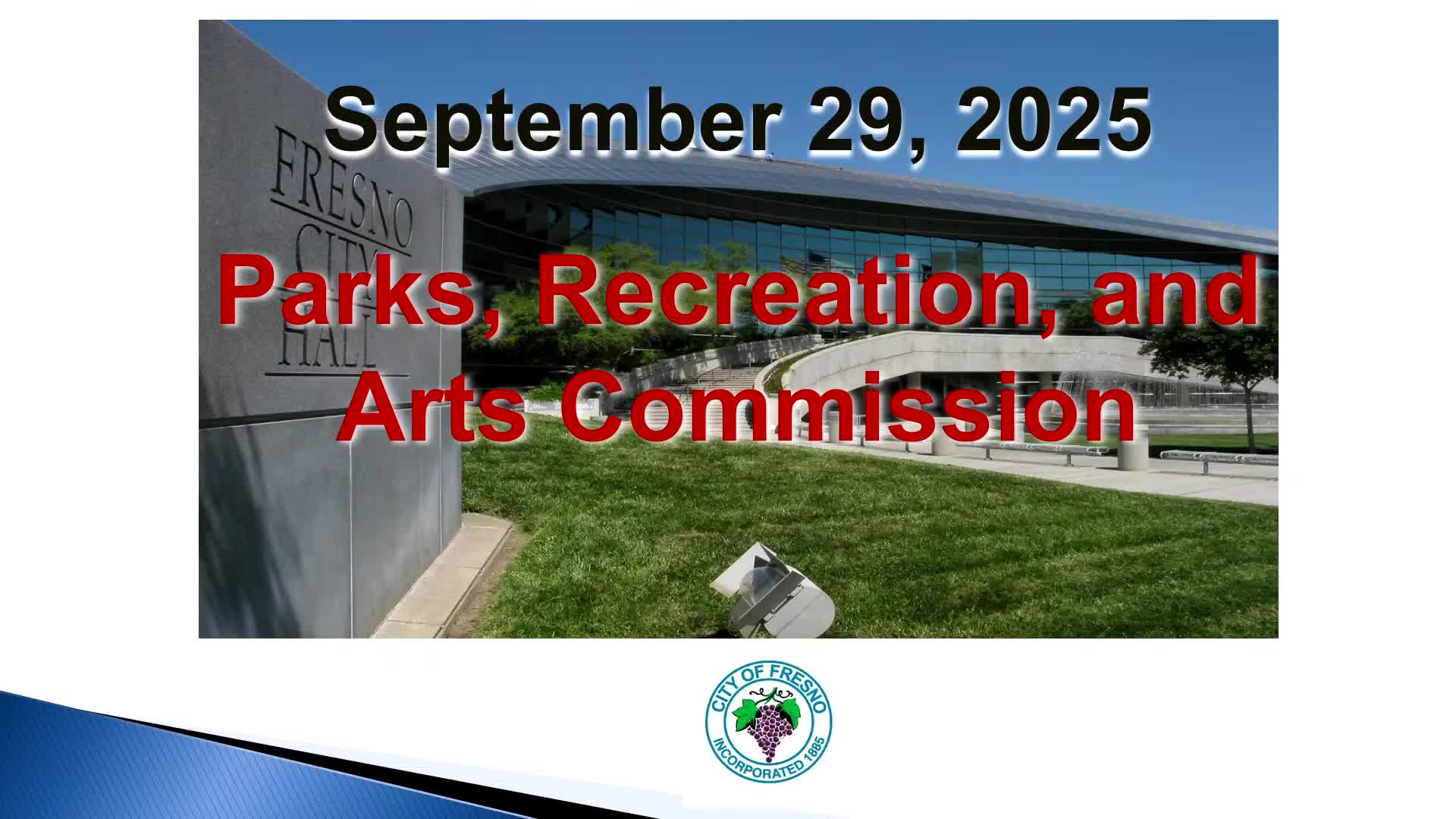 Fresno Parks Commission Discusses Transparency and Funding for Cultural Arts Grants