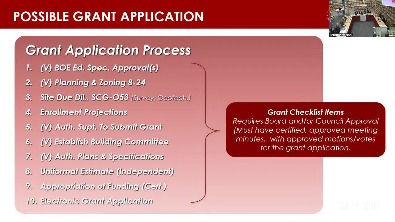 School District Plans Grant Notification Process for 2026 Construction Projects