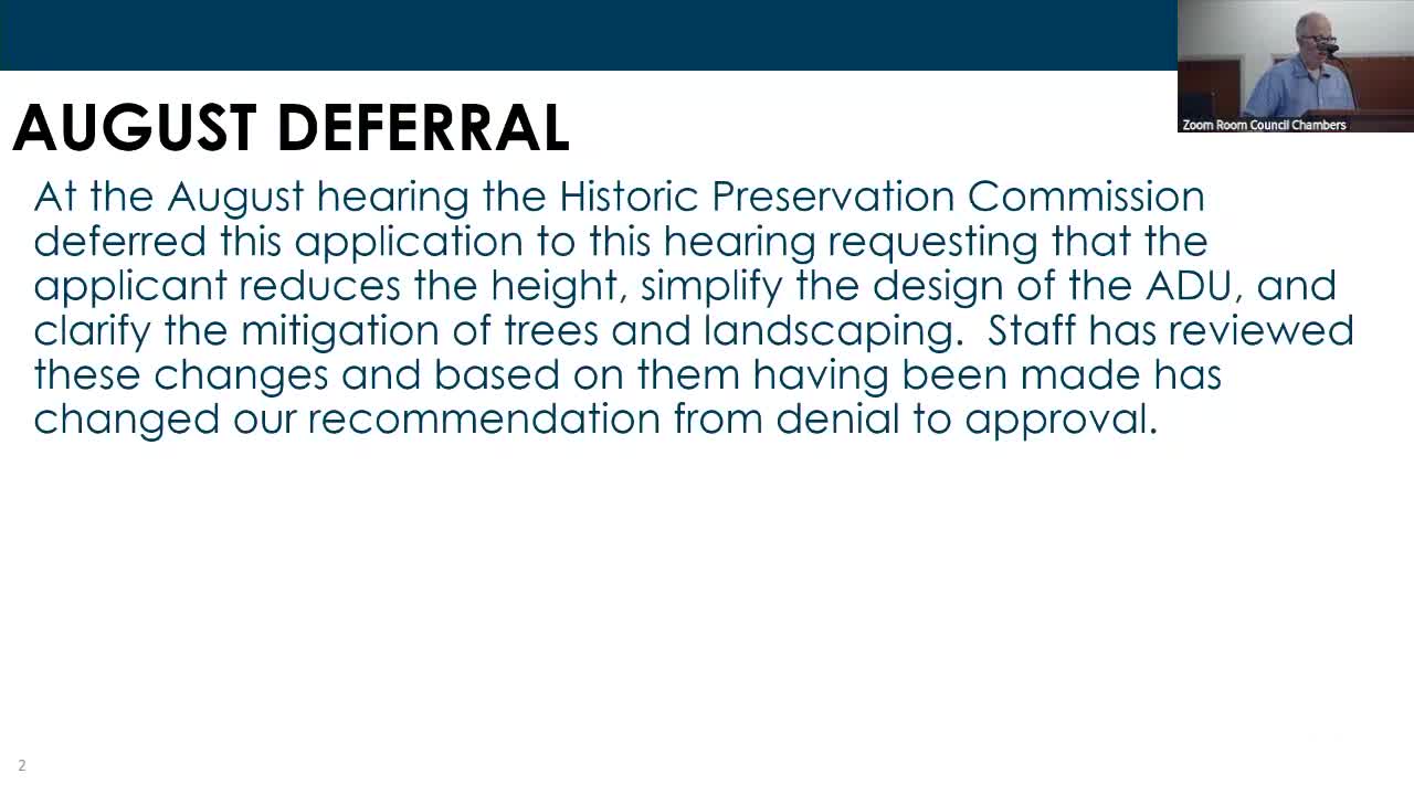 Historic Preservation Commission Approves Reduced Height for New East State Street Residence