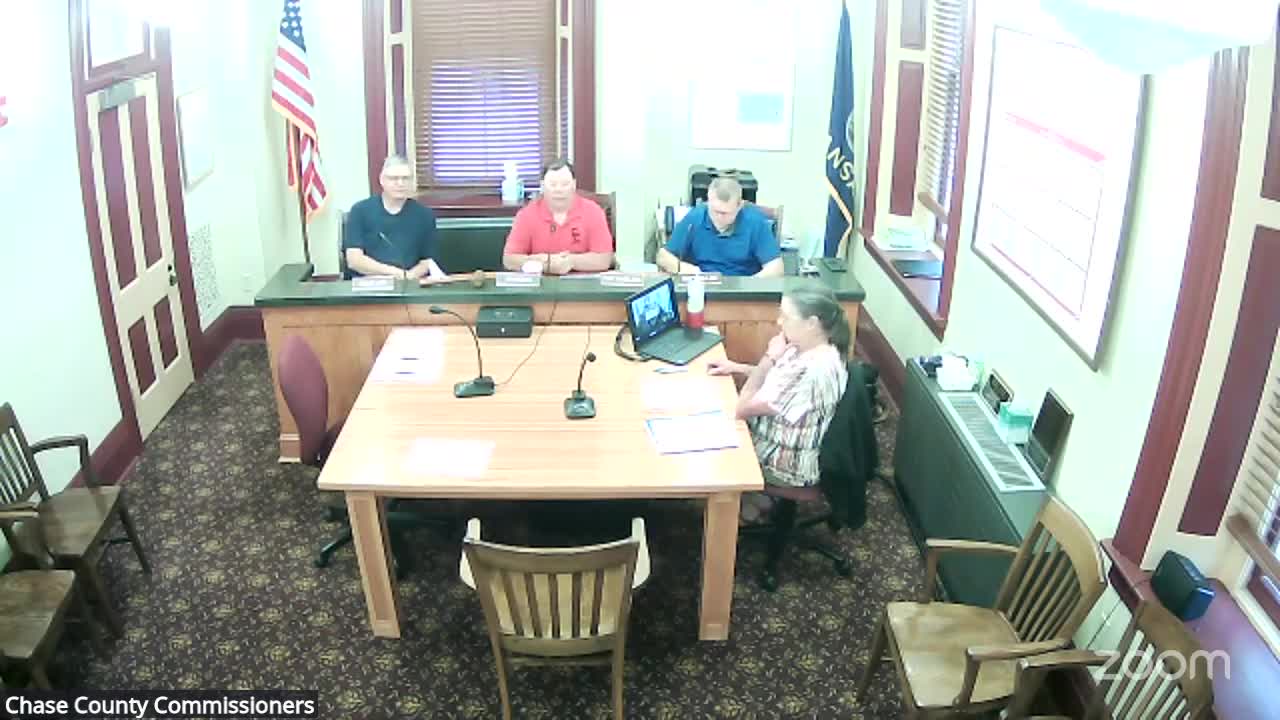 Chase County Commissioners Approve Payroll and Resolutions for Police Officers