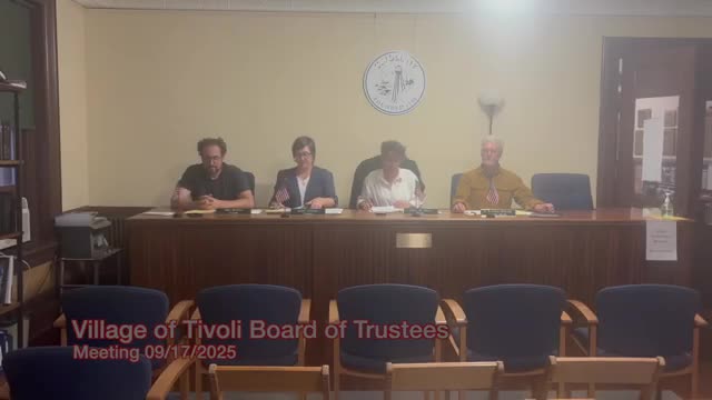 Tiffany Village Board Approves September Financial Reports and Community Projects