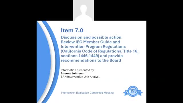 Board Approves Proposed 2026 IEC Meeting Schedule with Unanimous Vote