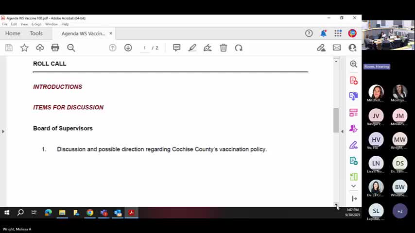 County Meeting Explores Vaccination Policy and Emergency Use Concerns Amid COVID-19 Debate