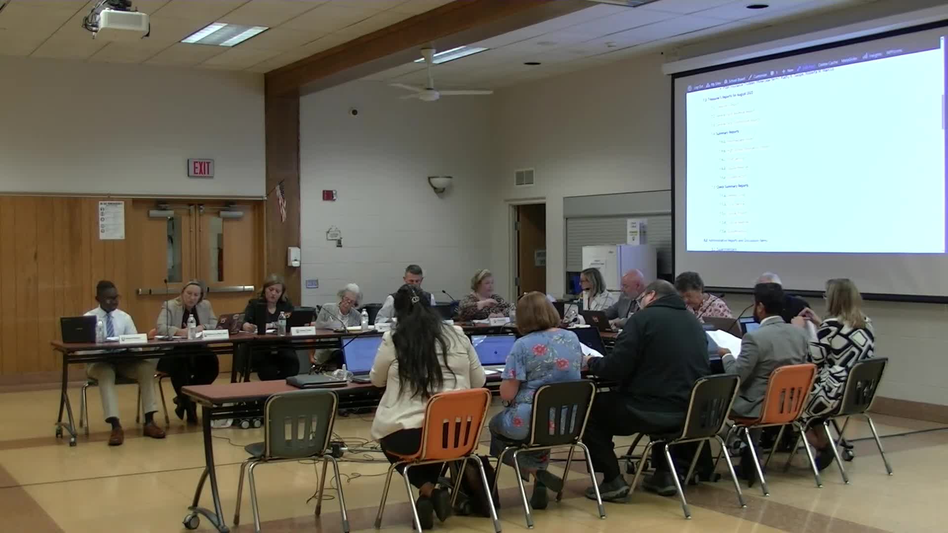 Suburban School Board Reviews Safety Protocols and Intermediate School Construction Delays