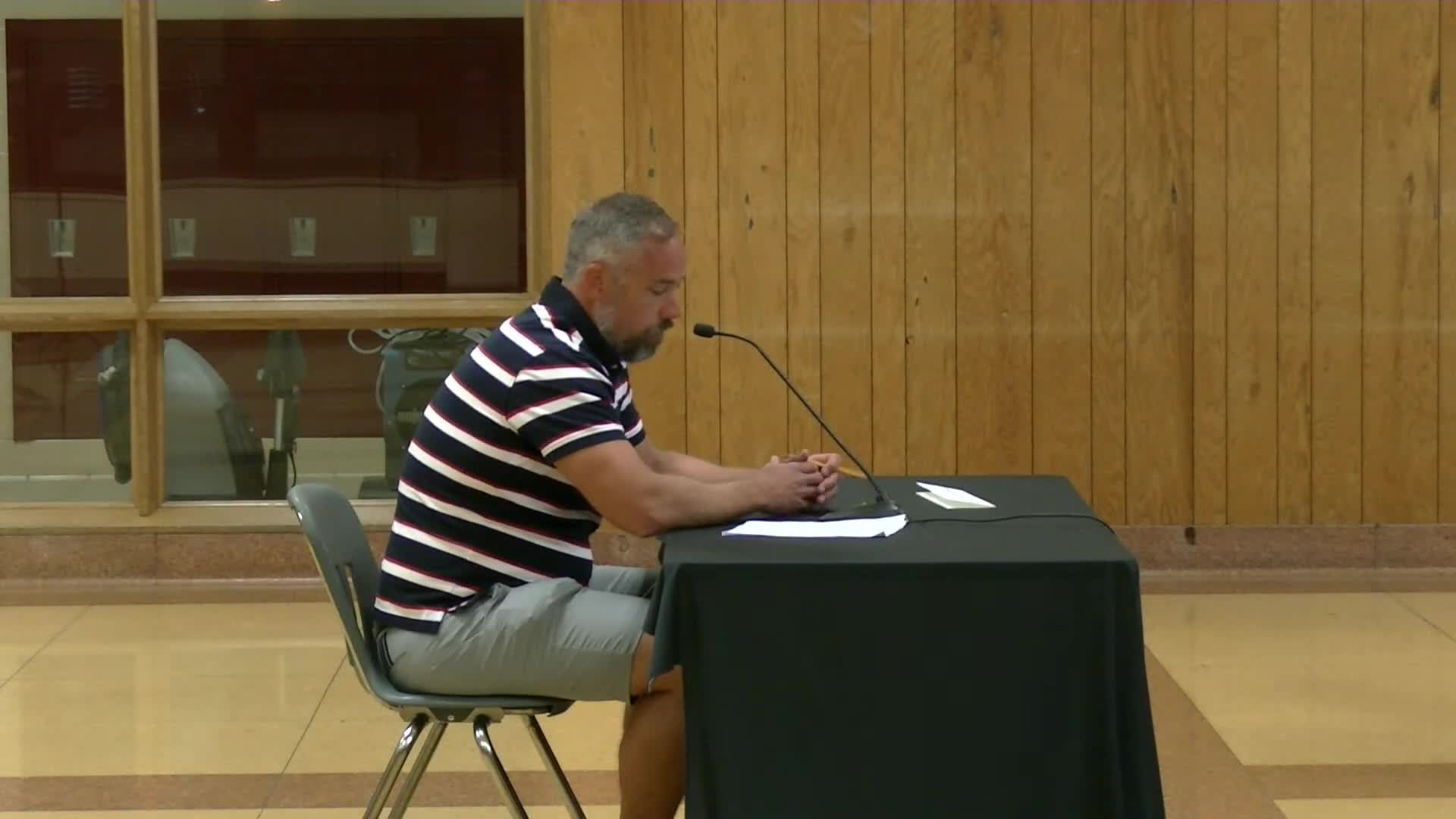 Board Discusses Proposed York College Agreement for High School Swim Team Practices