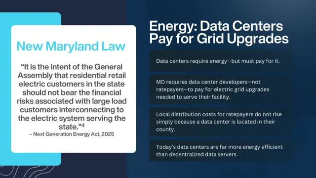 Data Center Alliance Addresses Energy Feasibility Challenges with Maryland Tech Council