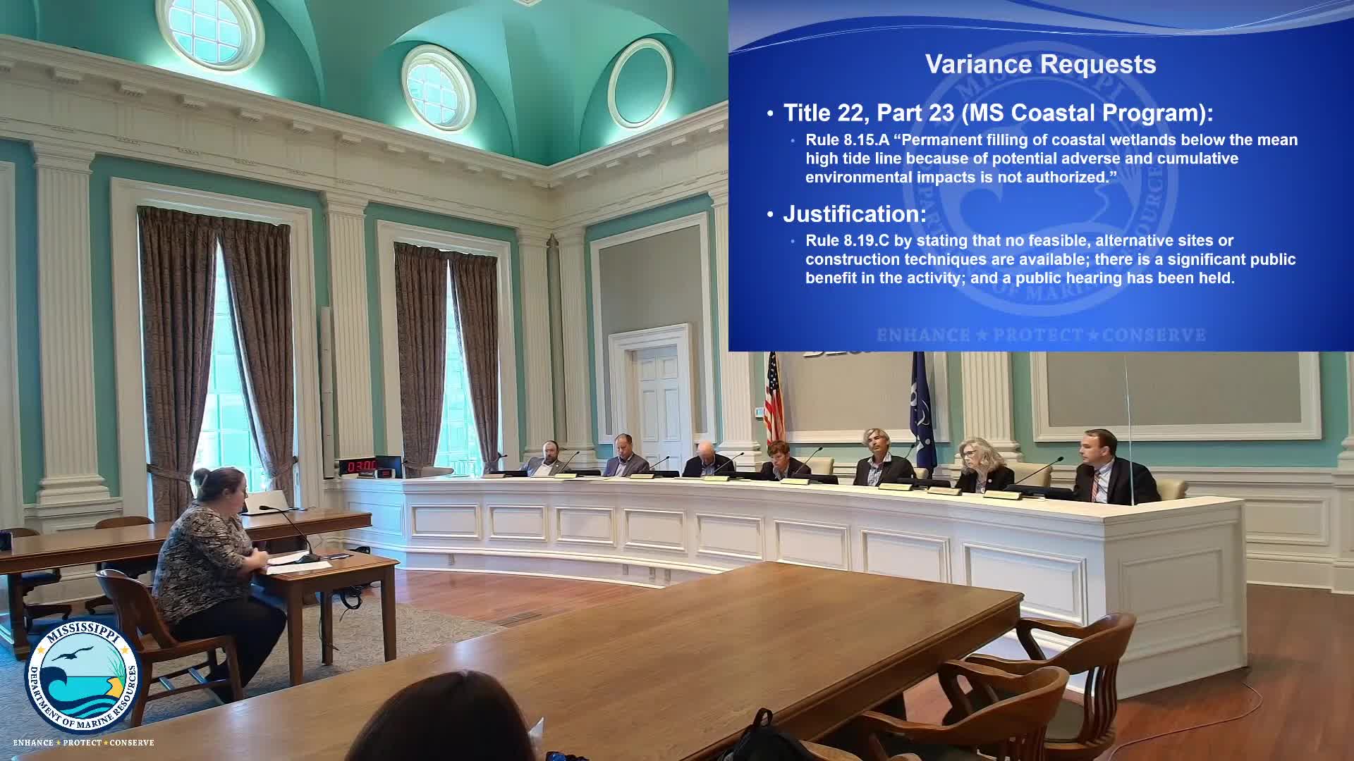 County Grants Variance for Coastal Wetland Construction in Mississippi