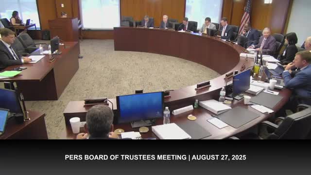 PERS board approves $75 million TA Realty commitment, approves manager search to replace Baillie Gifford