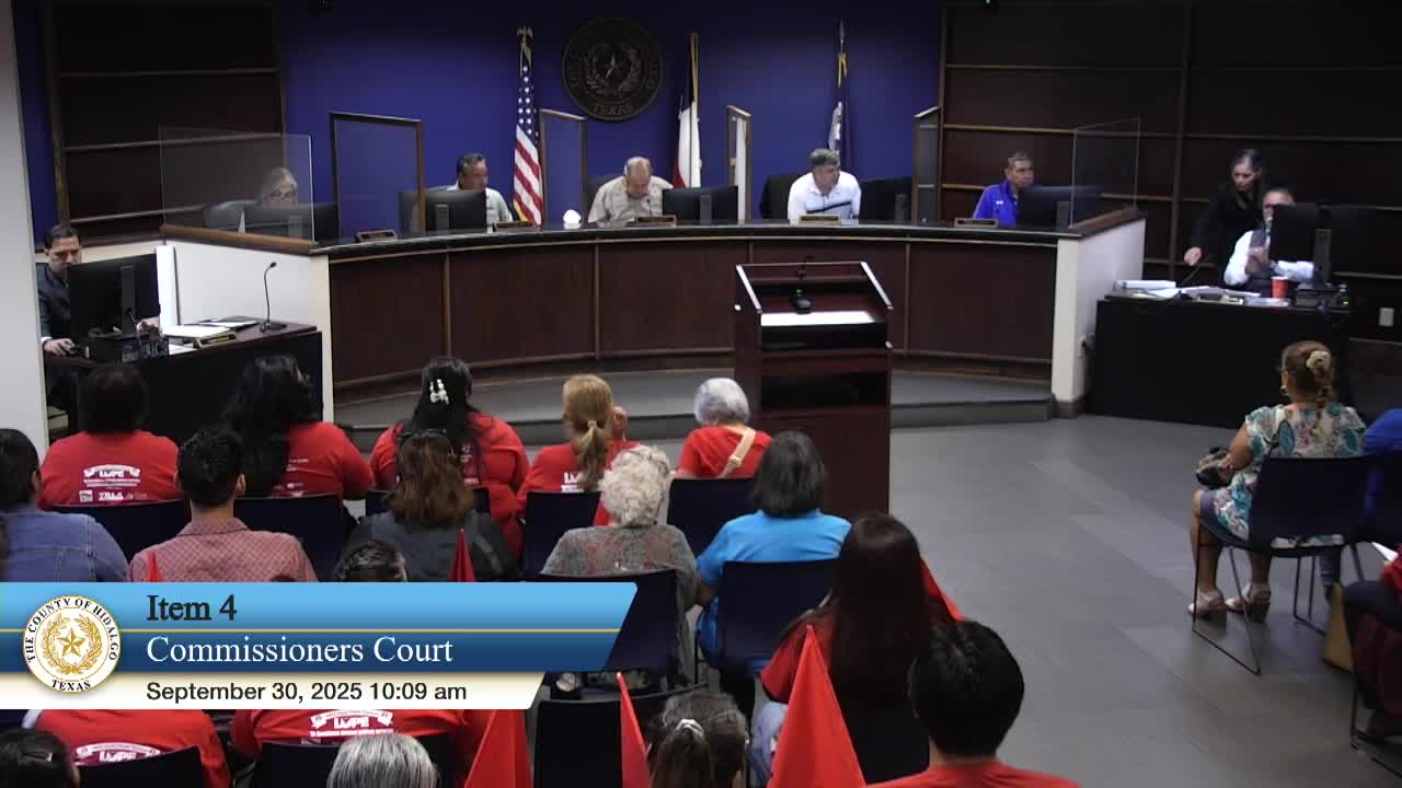 Hidalgo County Proclaims October 2025 Domestic Violence Awareness Month with Community Initiatives