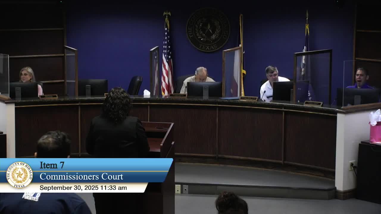 Hidalgo County Approves Charity Care Program and Roadside Animal Sale Ban