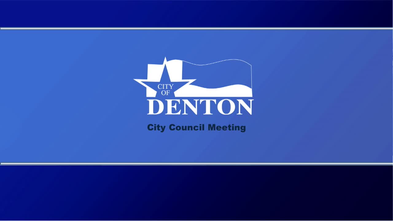 Denton City Council Discusses Reestablishing Capital Improvements Advisory Committee Structure
