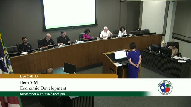 Live Oak EDC reappoints officers for two-year term through June 30, 2027